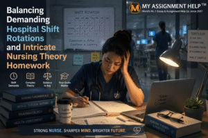 Balancing Demanding Hospital Shift Rotations and Intricate Nursing Theory Homework
